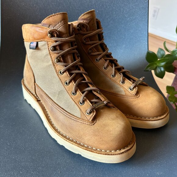 Huckberry x Danner Waxed Canvas Danner Light in Texas Tan Men's 11 EE - Picture 4 of 14